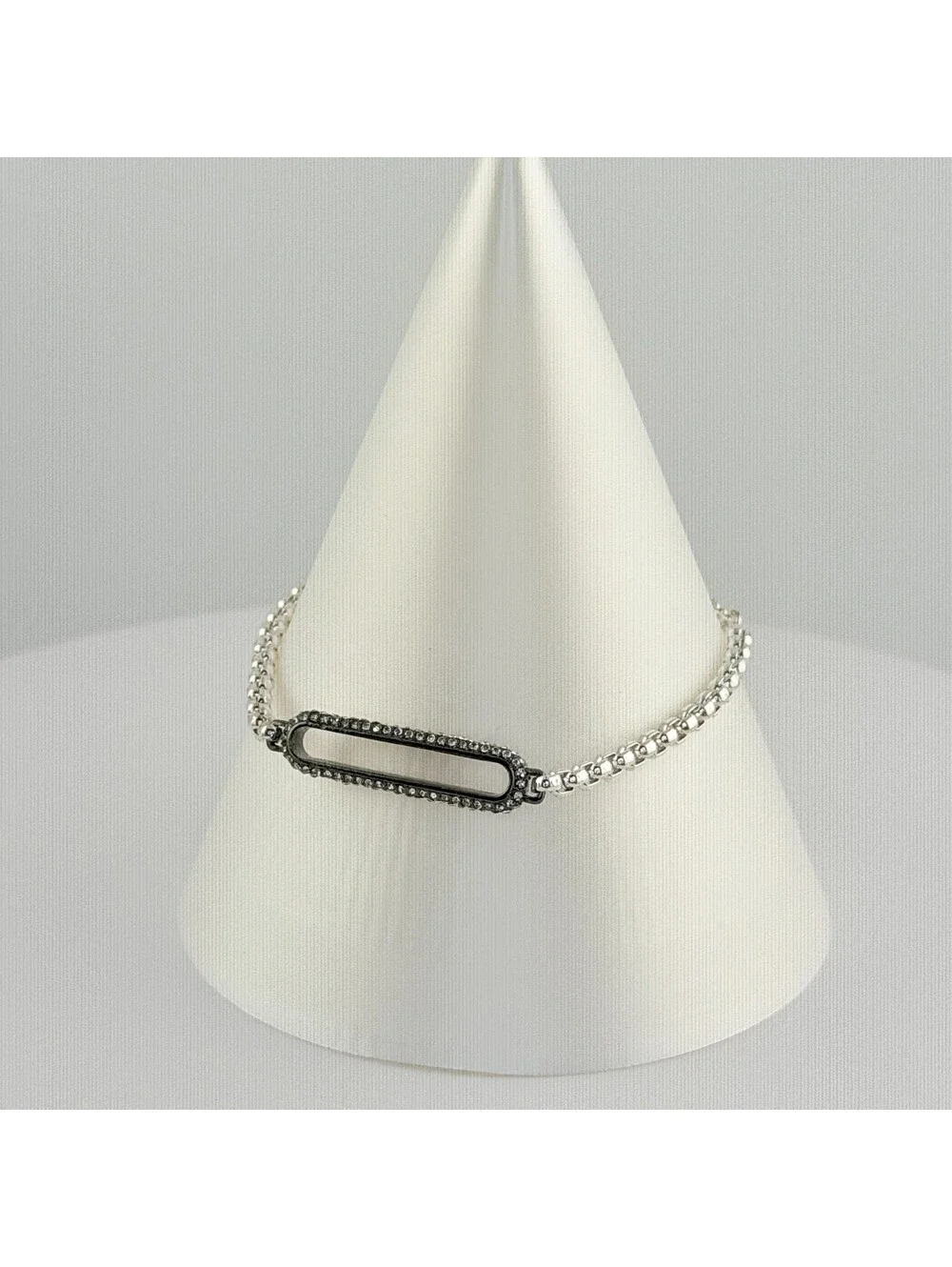 Bomb Party Single Stack Bracelet - on Silver Plating #114